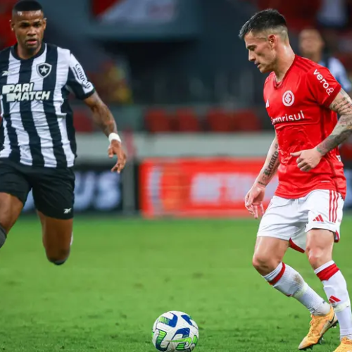 Internacional x Botafogo: veja onde assistir e prováveis escalações do jogo pelo Brasileiro