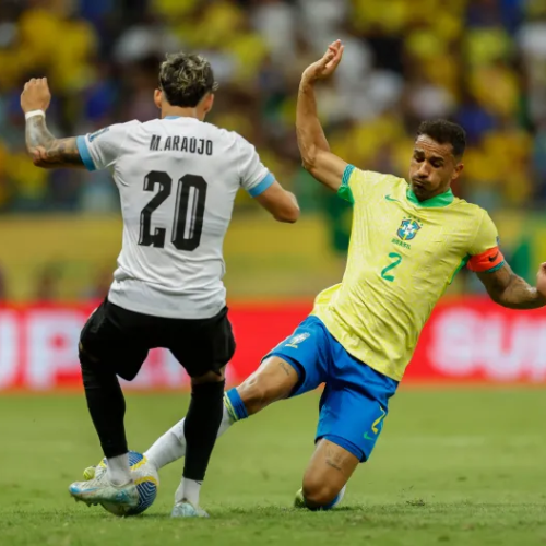 Seleção brasileira encerra 2024 com empate com o Uruguai