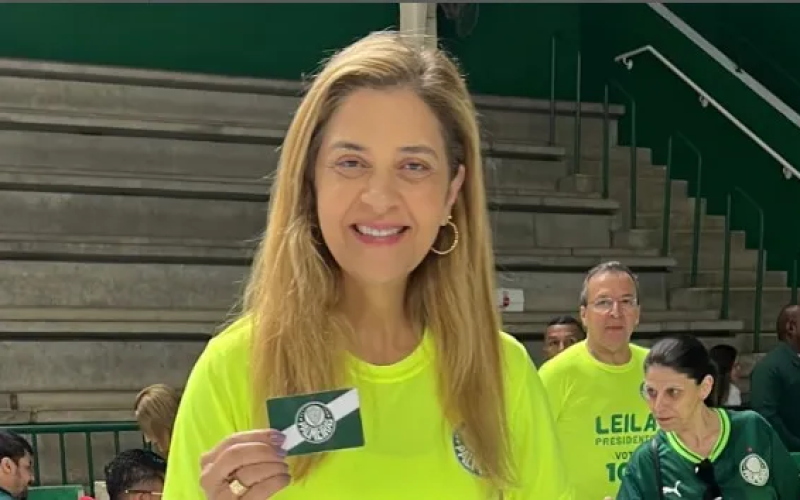 Leila Pereira é reeleita para mais três anos presidente do Palmeiras